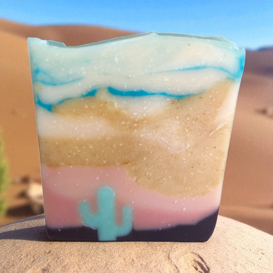 Desert Sunshine Citrus Mint Vegan Soap with Essential Oils