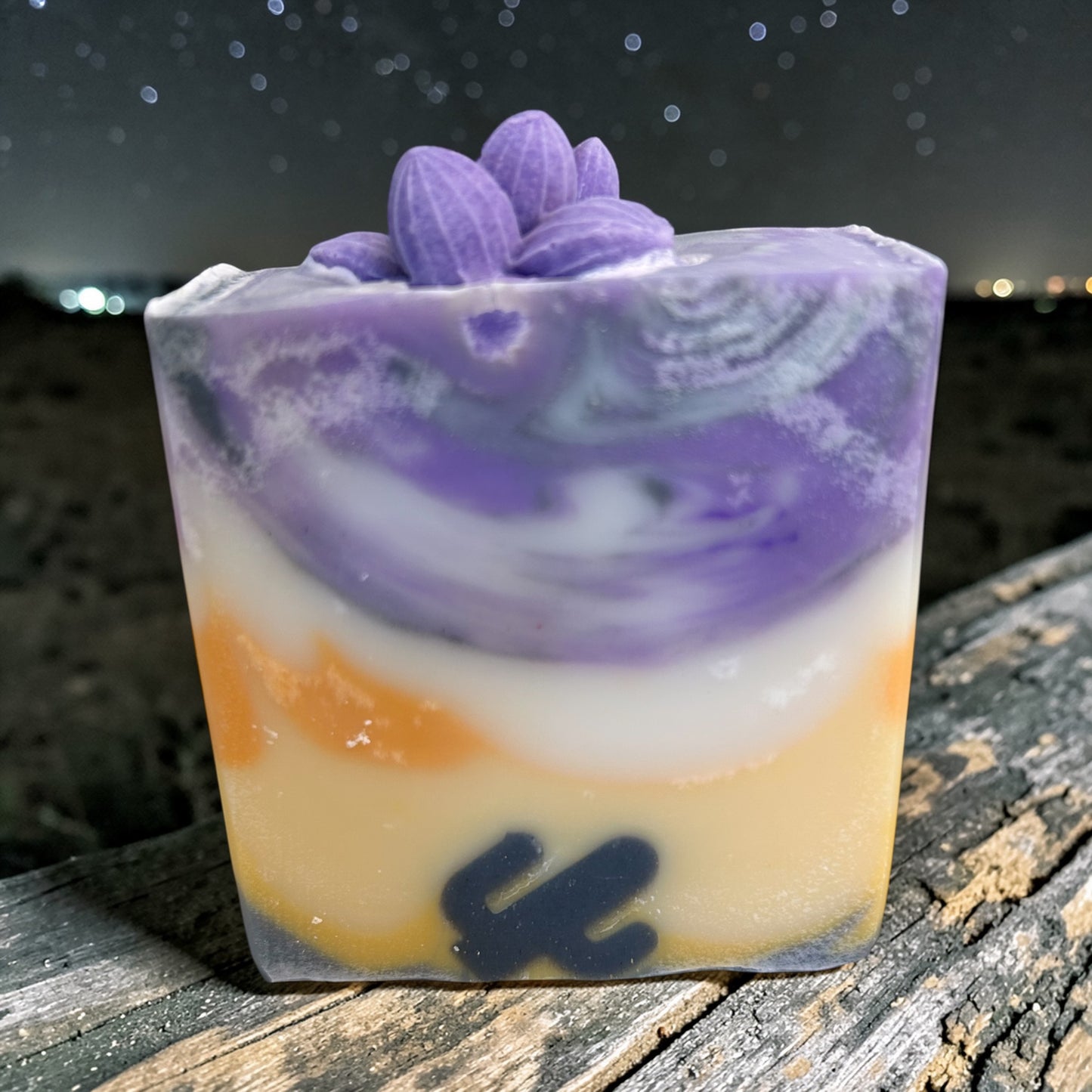 Tipsy Cactus~One Too Many Arizona Sunsets Artisan Tallow Soap with Lavender, Frankincense  & Cedar wood Essential Oils