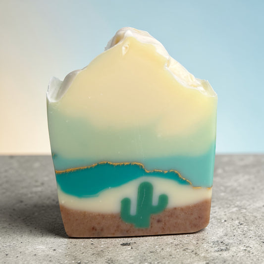Desert Oasis Breeze Tallow Soap with Rosemary , Tea Tee, Lemongrass & Lavender Essential Oils