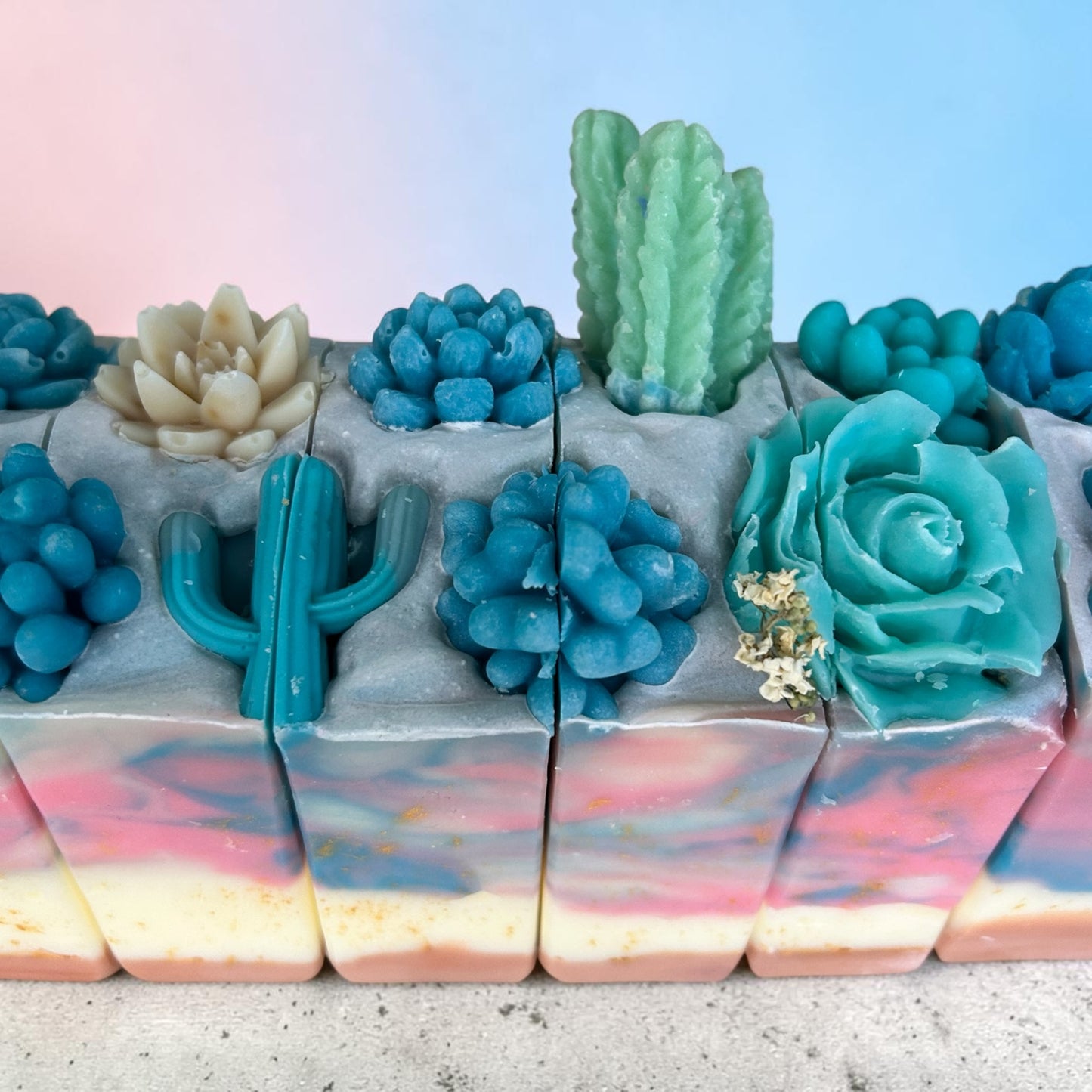 Cotton Candy Skies – Artisan Desert Inspired  Soap with Lavender, Frankincense, and Litsea Essential Oils