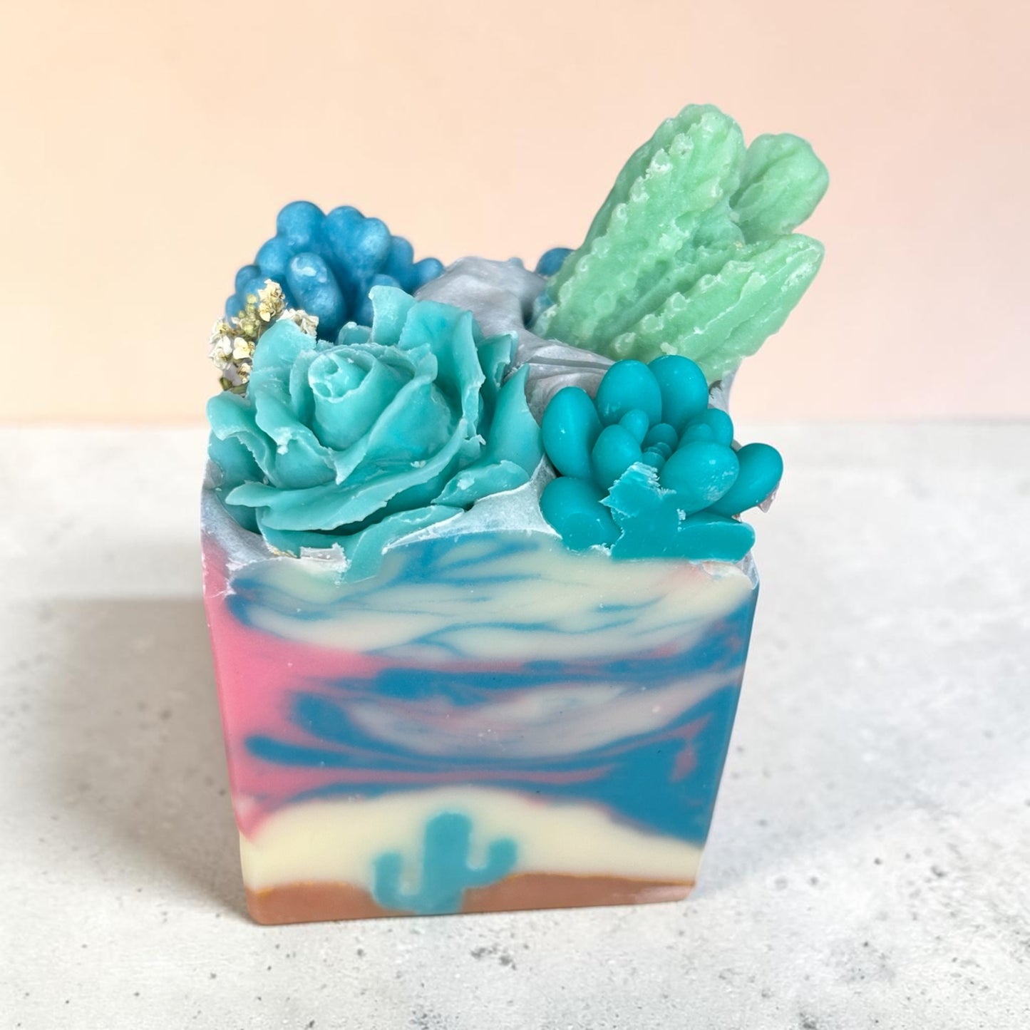 Cotton Candy Skies – Artisan Desert Inspired  Soap with Lavender, Frankincense, and Litsea Essential Oils