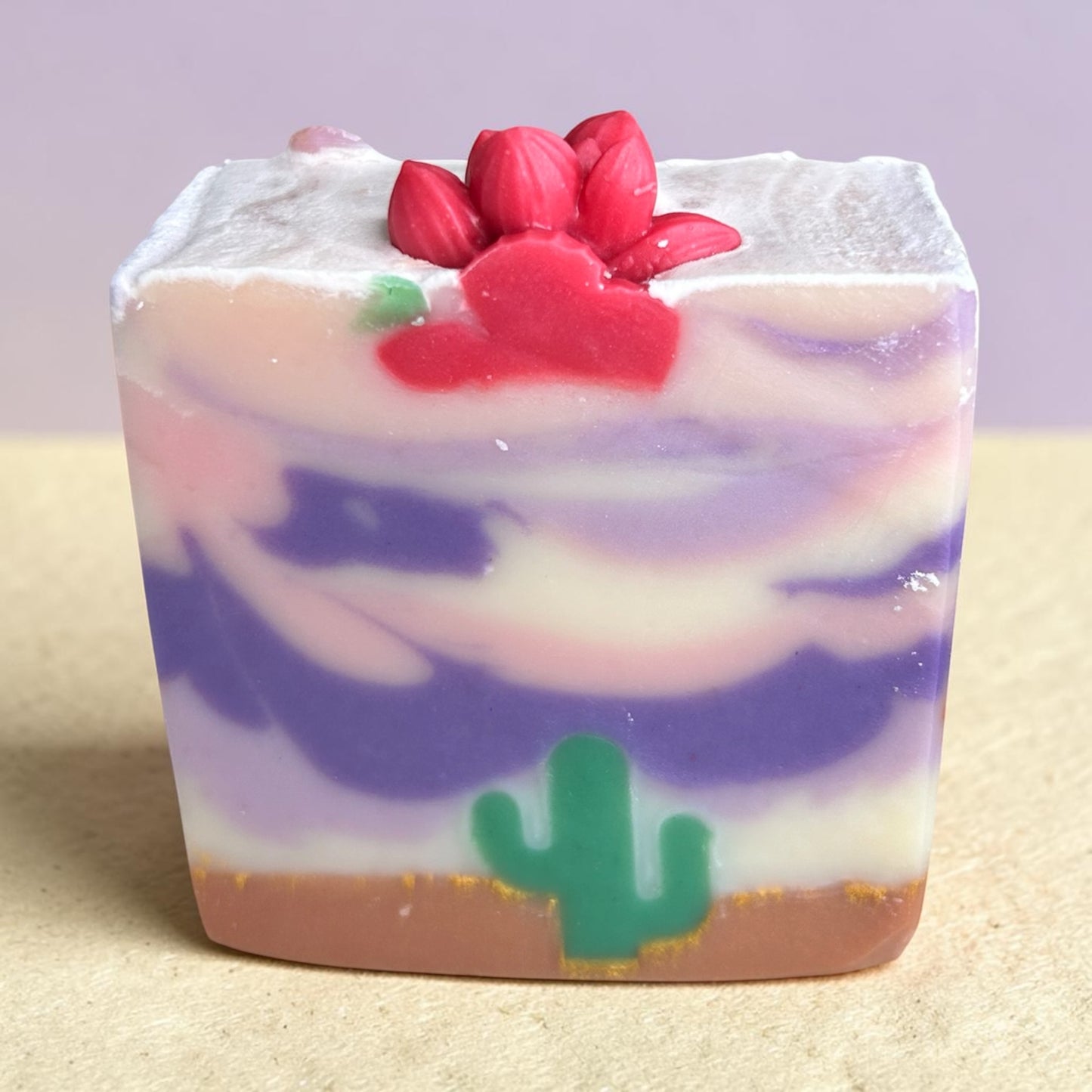 Arizona at Sunset Soap – Lavender, Rosemary, Tea Tree & Eucalyptus Essential Oil Soap | Handmade Desert Inspired Bar
