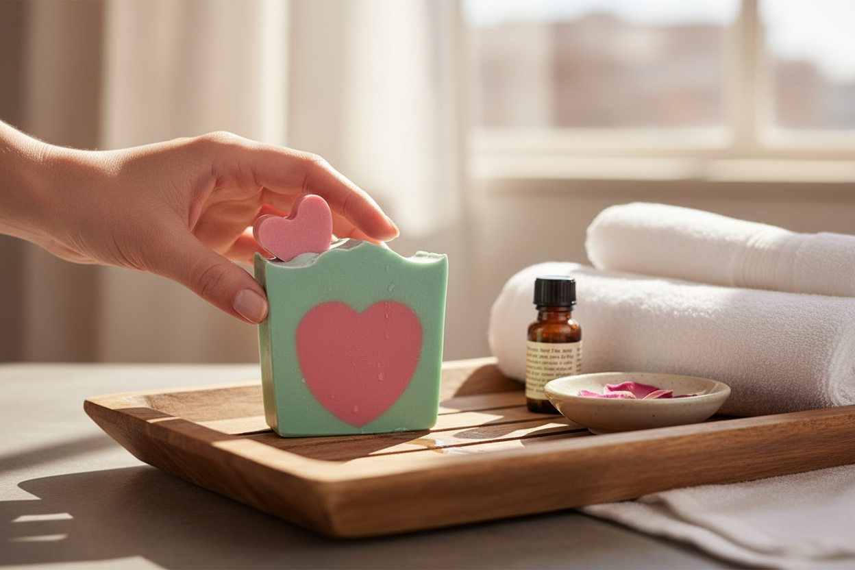 Holiday Glow – Christmas Spa Soap with Essential Oils