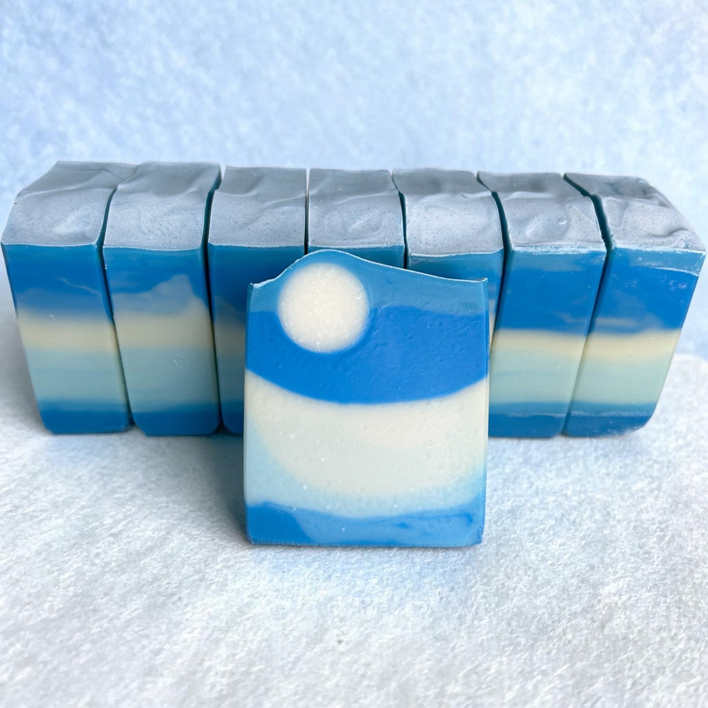 Moon Rising – Natural Sage Rosemary Tea Tree Soap | Handmade Cold Process Tallow Soap Bar with Essential Oils