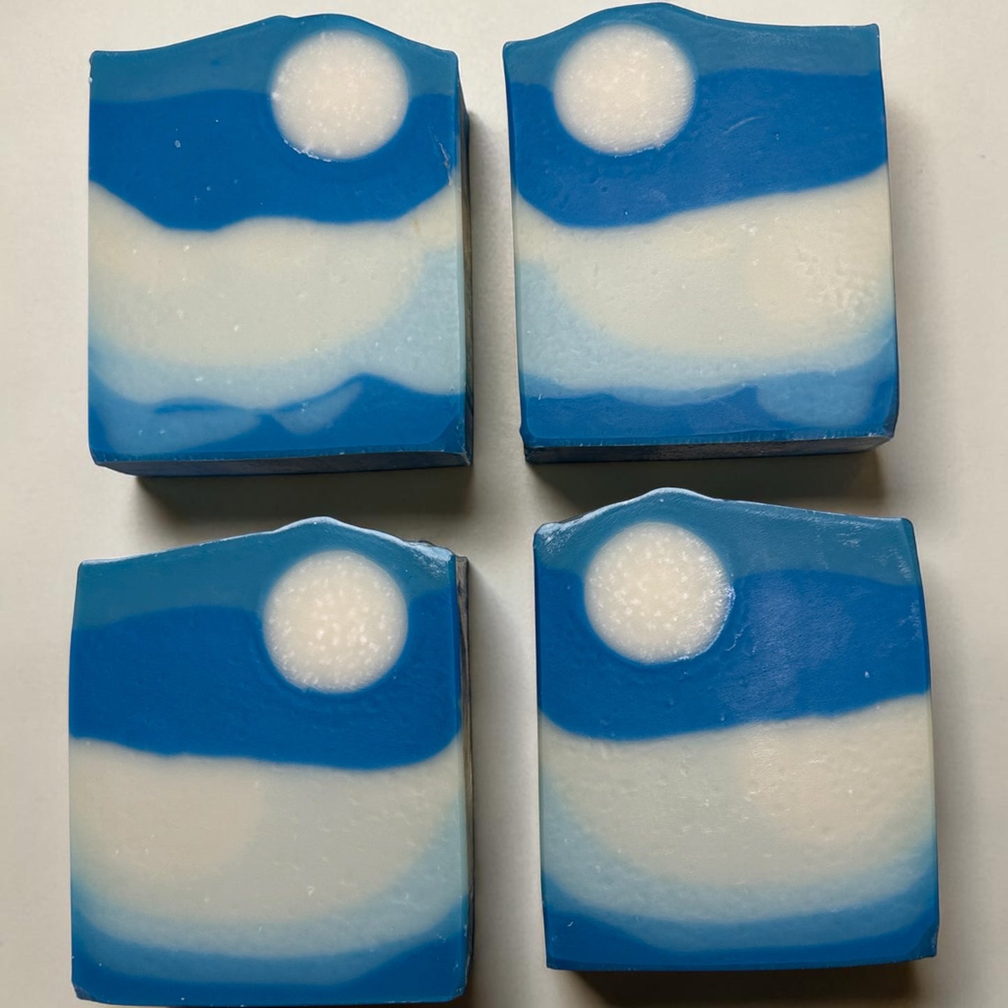 Moon Rising – Natural Sage Rosemary Tea Tree Soap | Handmade Cold Process Tallow Soap Bar with Essential Oils