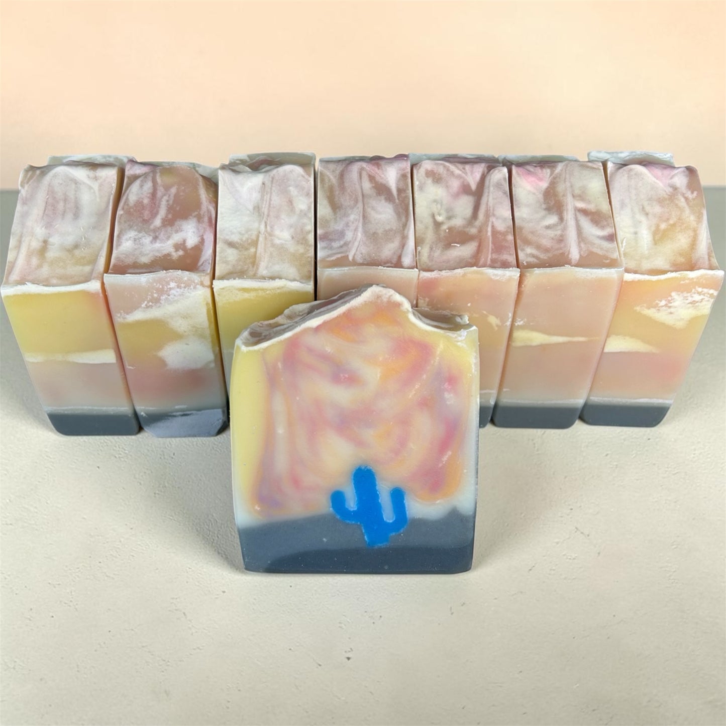 Phoenix Rising – Arizona Desert Cactus Soap | Artisan Handmade Tallow Soap with Anise, Cedar wood & Lemongrass Essential Oils