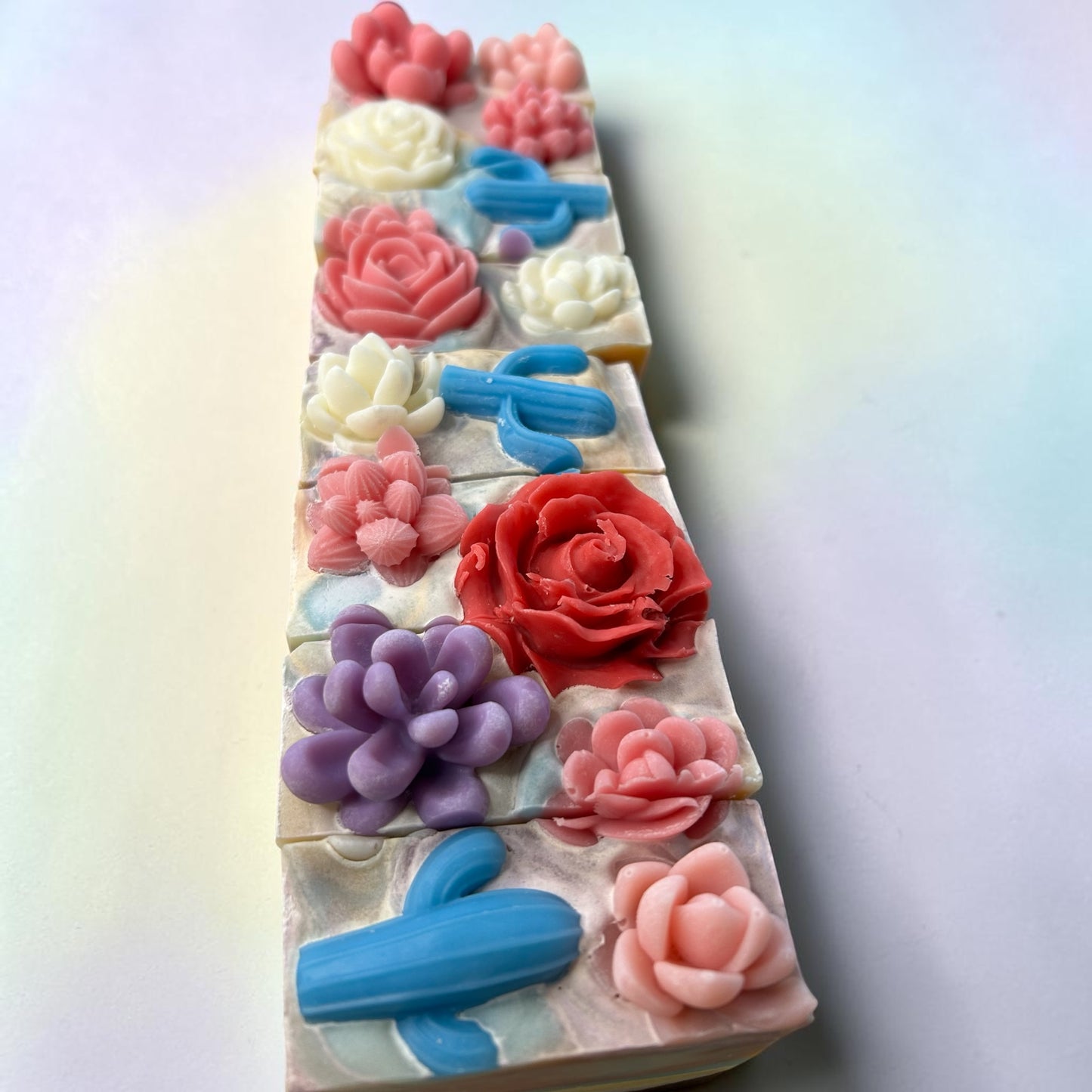 Turquoise Desert Tallow Soap | Handcrafted Desert Landscape Artisan Soap | Lightly Scented with Essential Oils