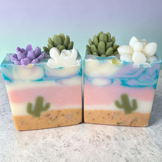 Lavender & Eucalyptus Tallow Soap | Handmade Artisan Bar Soap with Essential Oils | Spa Bar