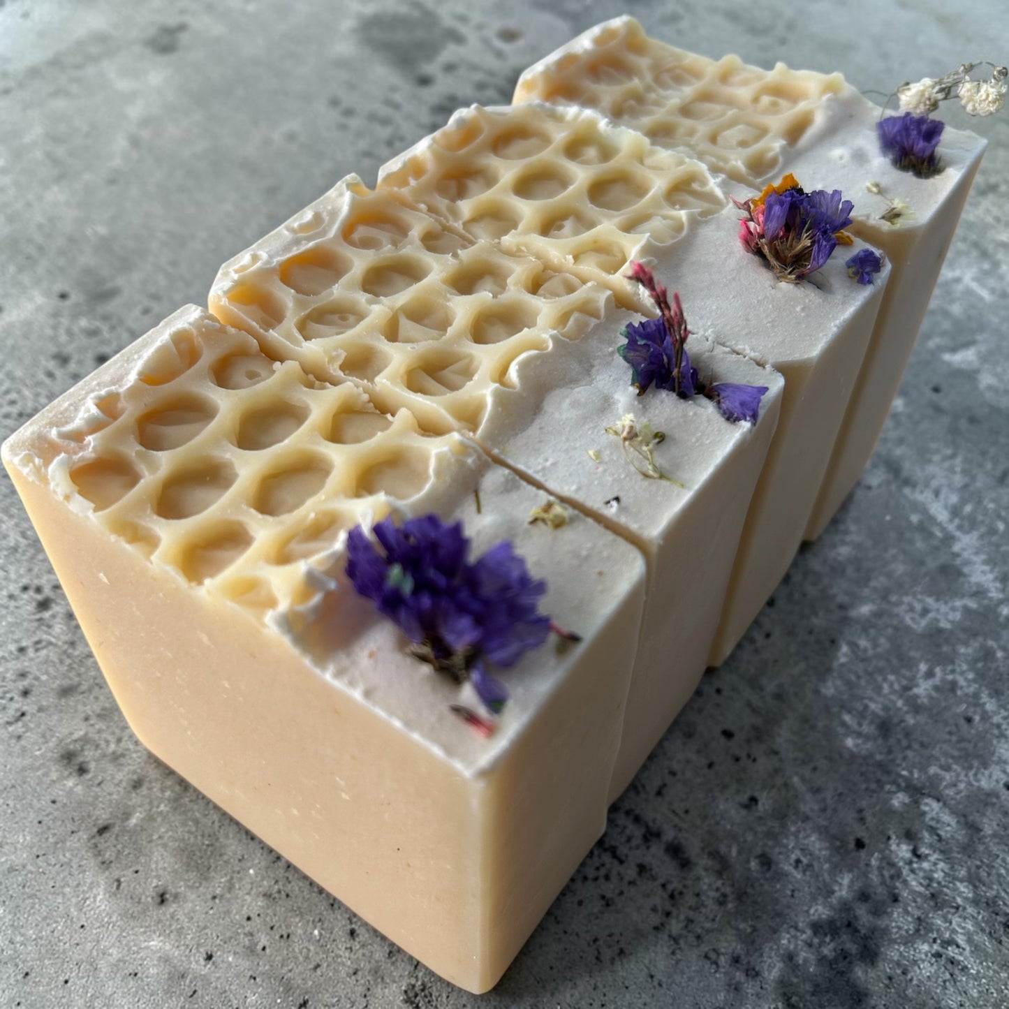 Wild Flower Honey Oatmeal & Milk Tallow Soap with Lavender & Lemongrass Essential Oils
