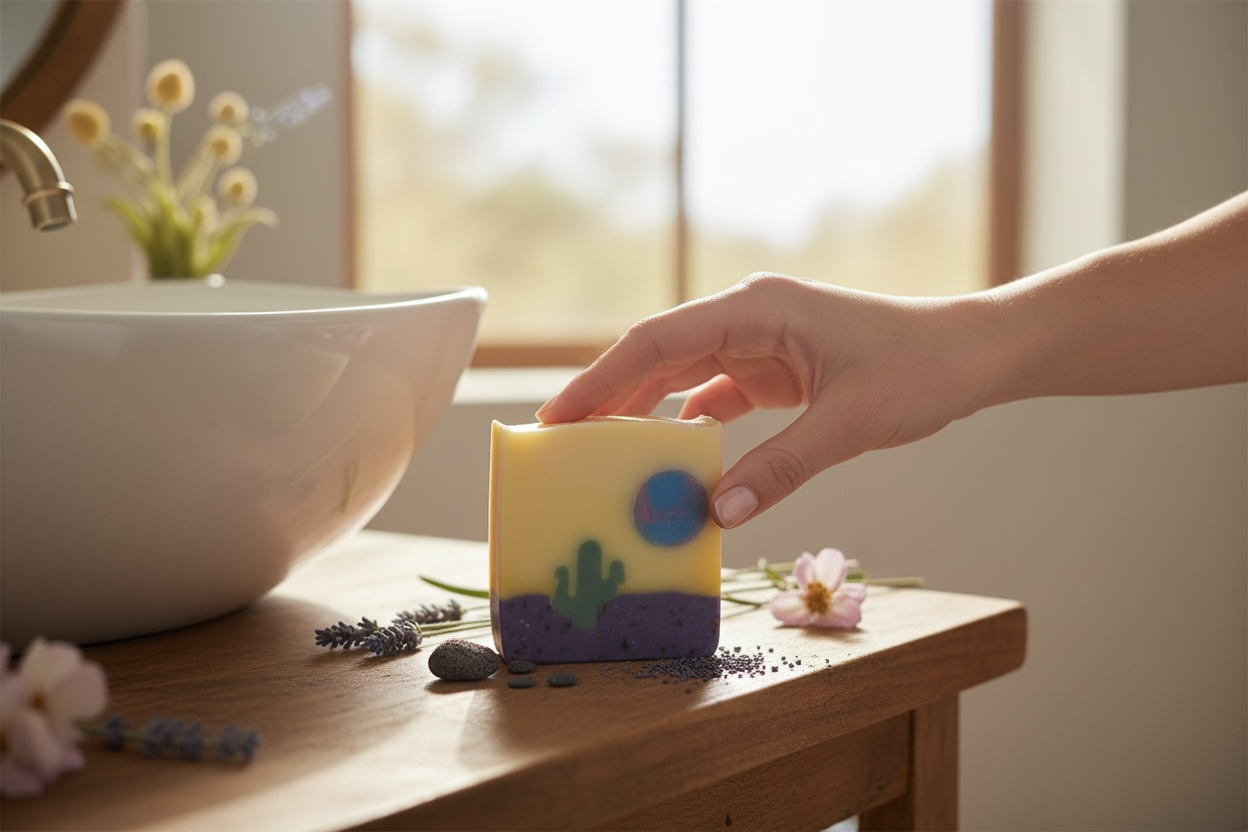 Desert Moon Tallow Soap | Lemongrass & Cedarwood Handmade Tallow Soap