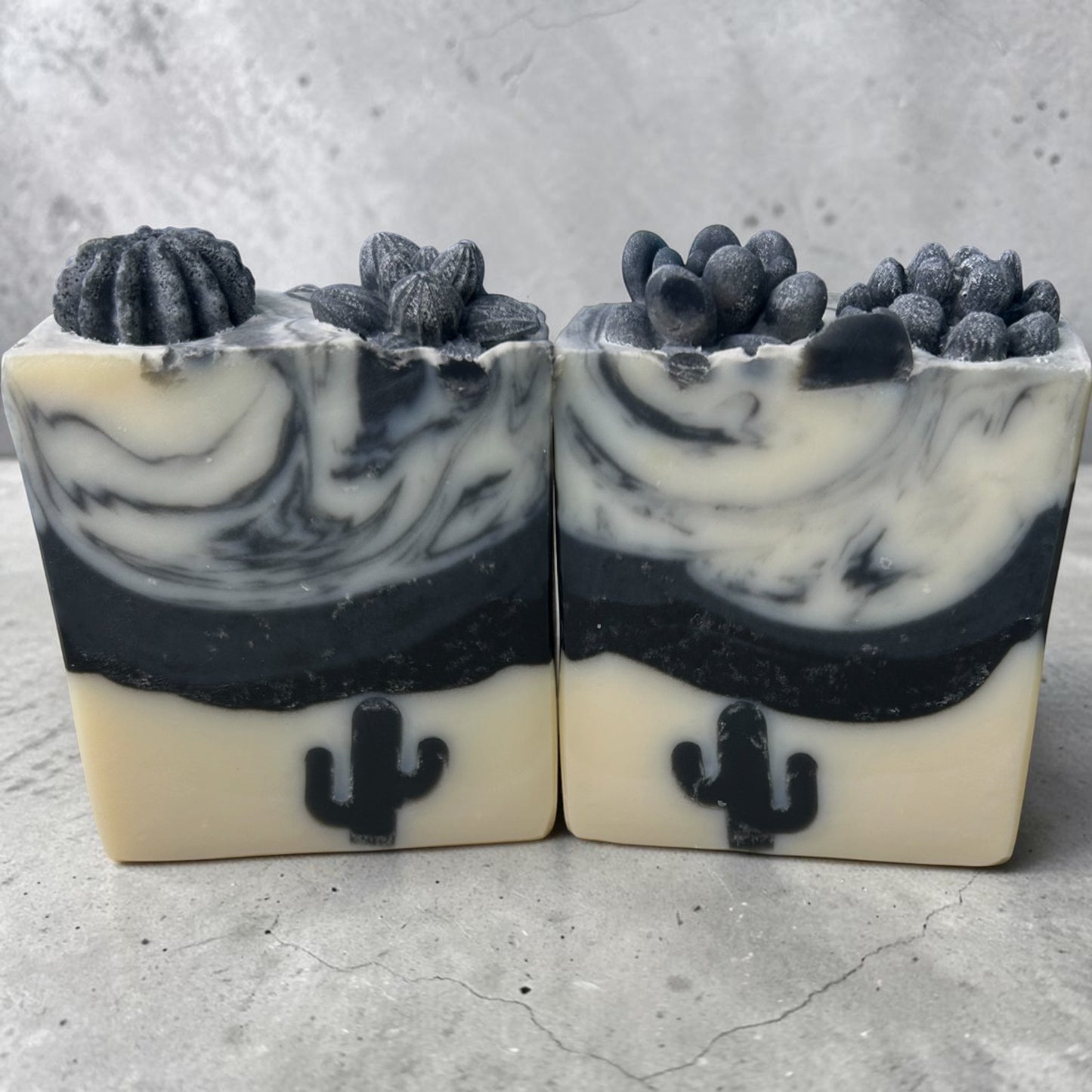 Midnight Mesa Activated Charcoal Soap | Lavender, Cedarwood & Frankincense | Yellow Lark Soap Co.