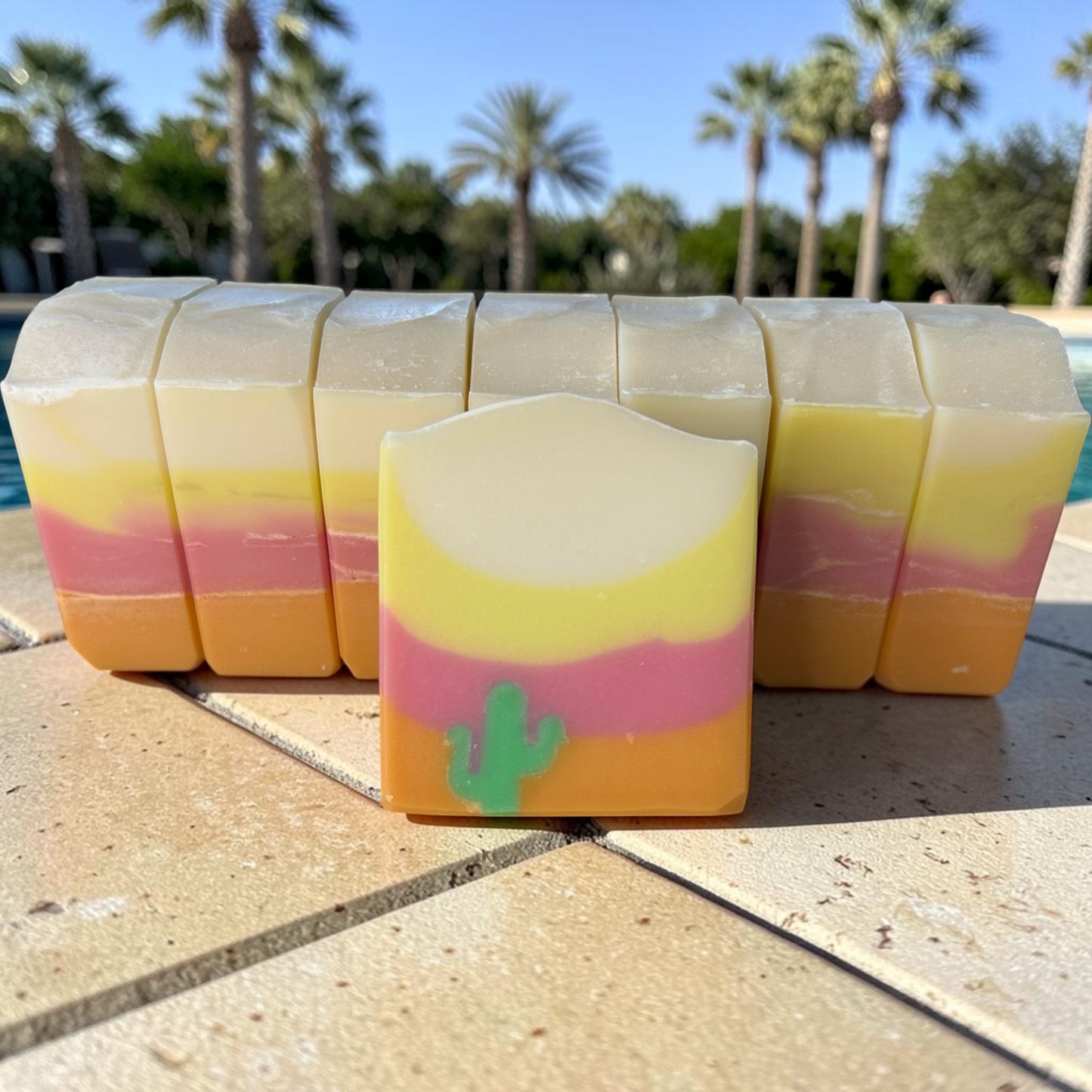 Summer Vibes Soap | Handmade Cedar, Citrus & Lavender Artisan Soap | Yellow Lark Soap Co.