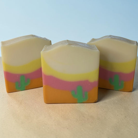 Summer Vibes Soap | Handmade Cedar, Citrus & Lavender Artisan Soap | Yellow Lark Soap Co.