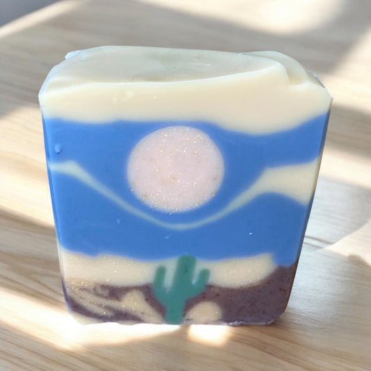 Full Moon Cactus Soap with Lemongrass & Patchouli Essential Oils