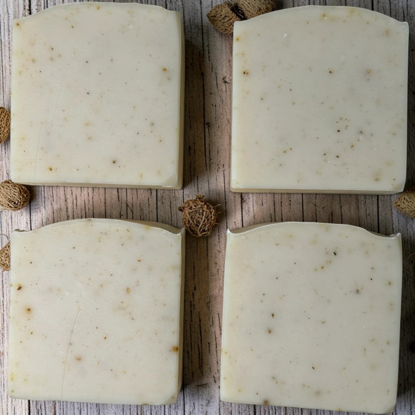Marshmallow Meadow |Marshmallow Root Tallow Soap | Lavender, Geranium & Cedarwood | Cold Process Herbal Soap