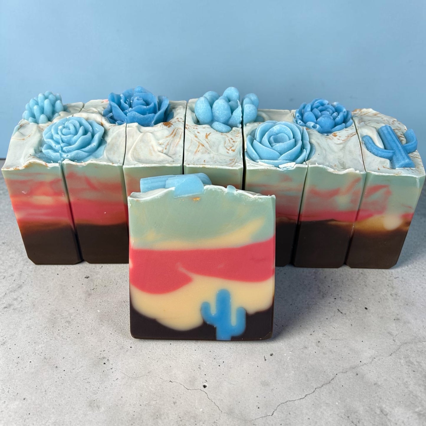Blue Agave Sunset – Goat Milk Tallow Soap with Essential Oils