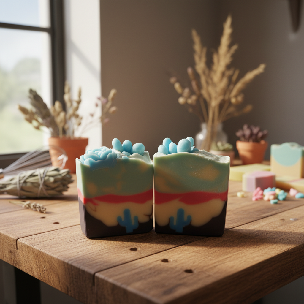 Blue Agave Sunset – Goat Milk Tallow Soap with Essential Oils