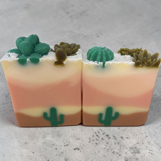 Blushing Mesa | Lavender Lemongrass Tallow Soap