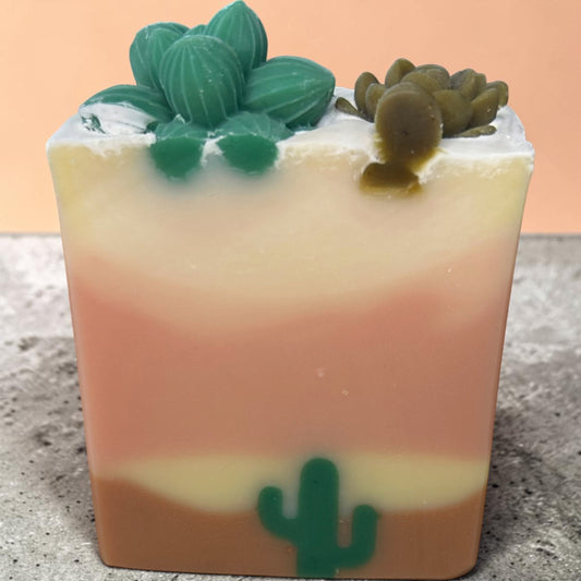 Blushing Mesa | Lavender Lemongrass Tallow Soap