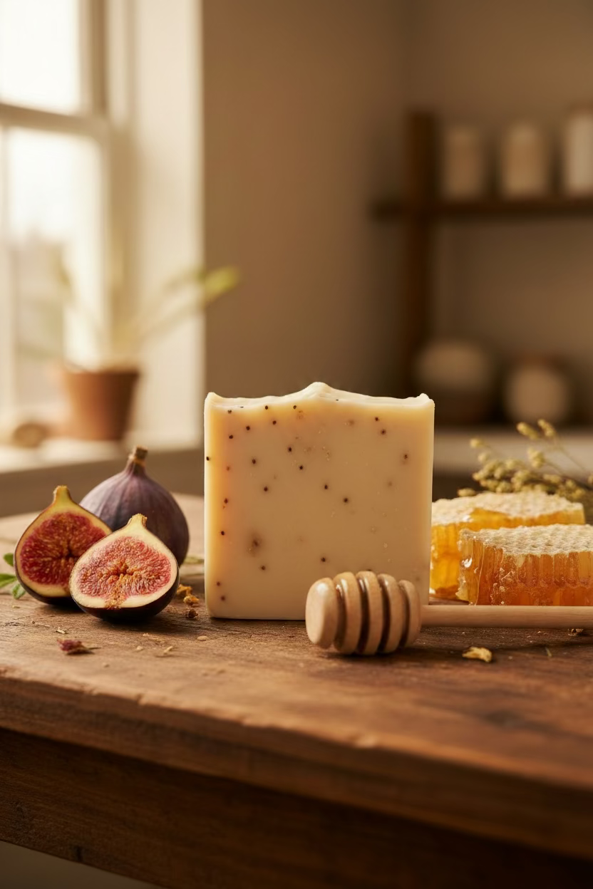 Desert Fig & Honey Goat Milk Tallow Soap Unscented