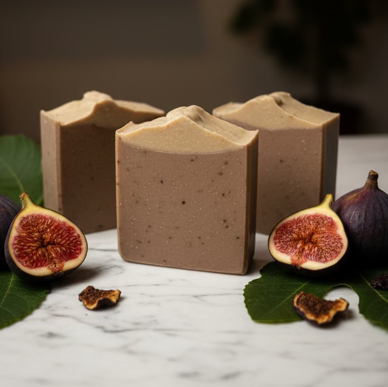 Lavender Vanilla Fig & Honey Goat Milk Tallow Soap with Essential Oils
