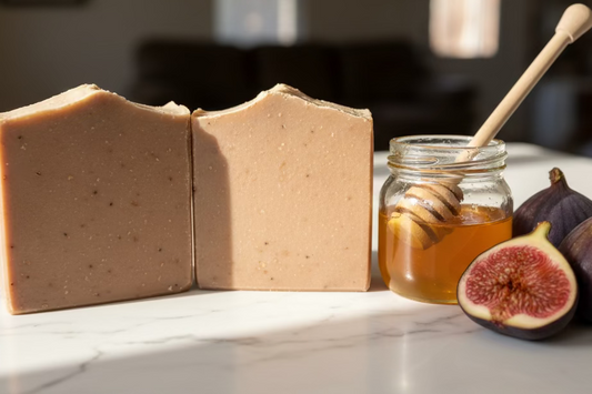 Lavender Vanilla Fig & Honey Goat Milk Tallow Soap with Essential Oils