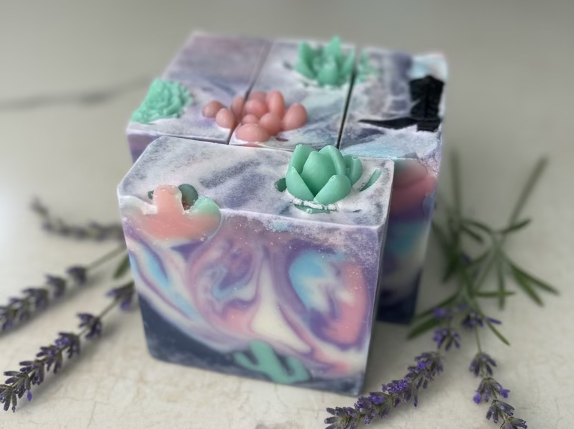 Midnight Garden Tallow Soap | Lavender, Cedarwood & Frankincense