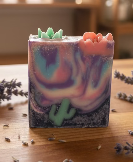 Midnight Garden Tallow Soap | Lavender, Cedarwood & Frankincense