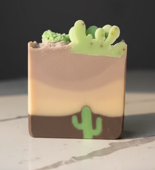 Desert Fig & Lavender Tallow Soap | Handmade Lavender & Lemongrass Soap