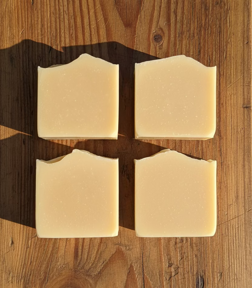 Unscented & Uncolored Pumpkin Tallow Soap | Handmade Fairy Tale Pumpkin Soap