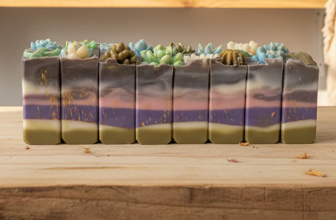 Copper Cactus Arizona Themed Tallow Soap with Essential Oils