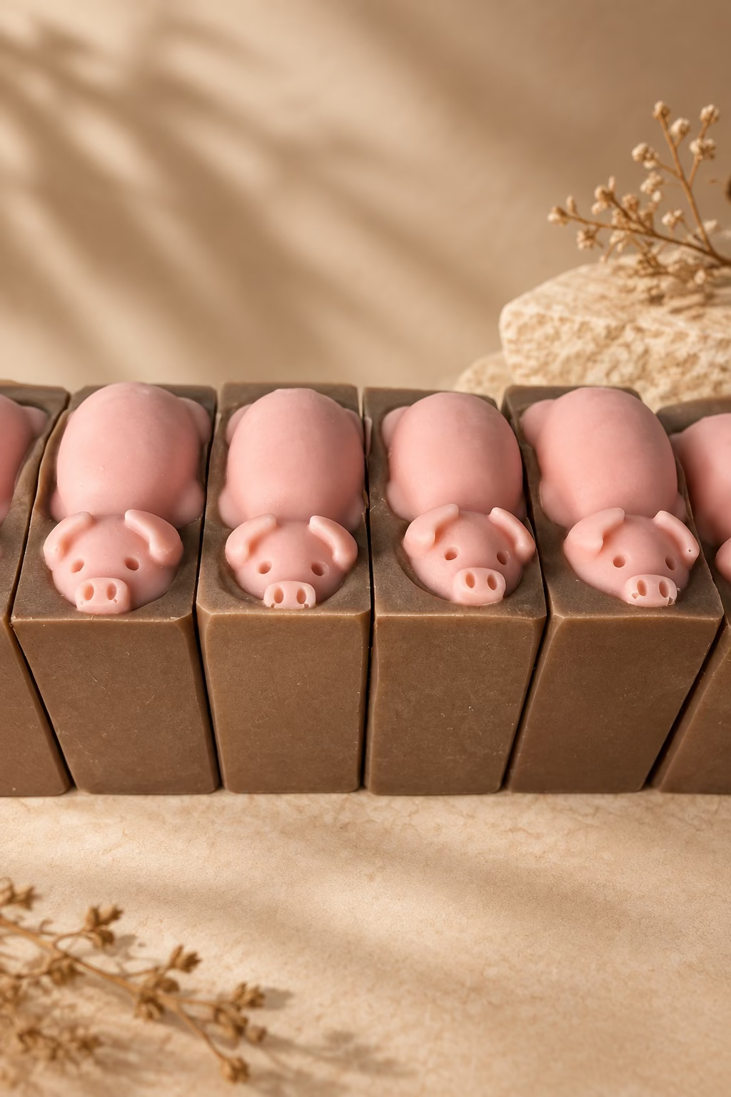 Piggies in the Dirt Tallow Soap with Thieves Blend of Essential Oils