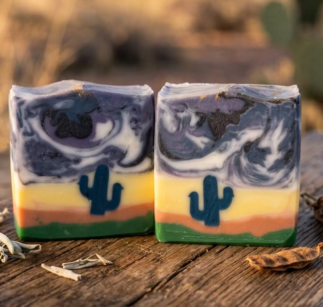 Stormy Desert Lavender & Patchouli Tallow Soap