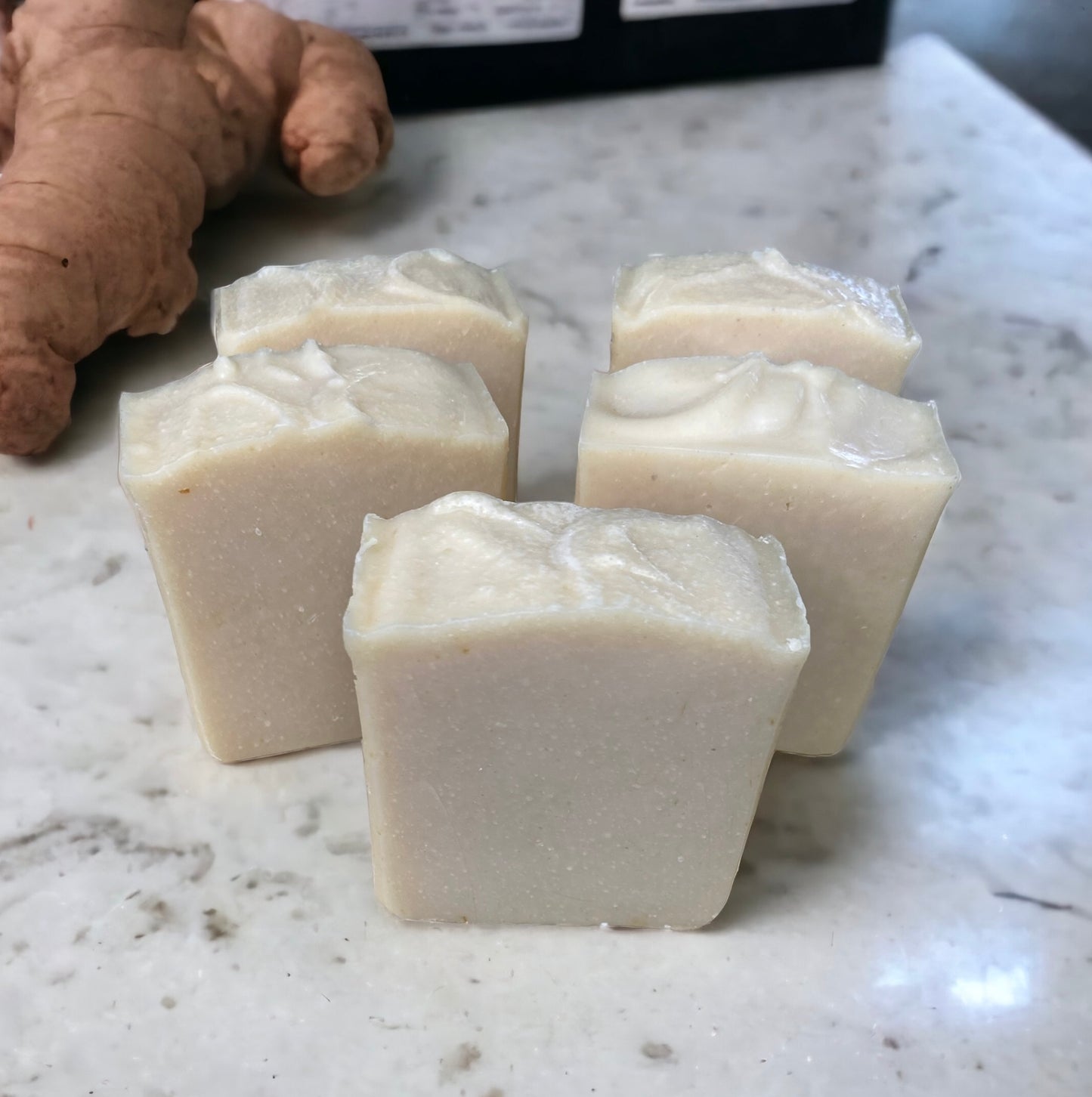 Ginger All Natural Soap Unscented & Uncolored