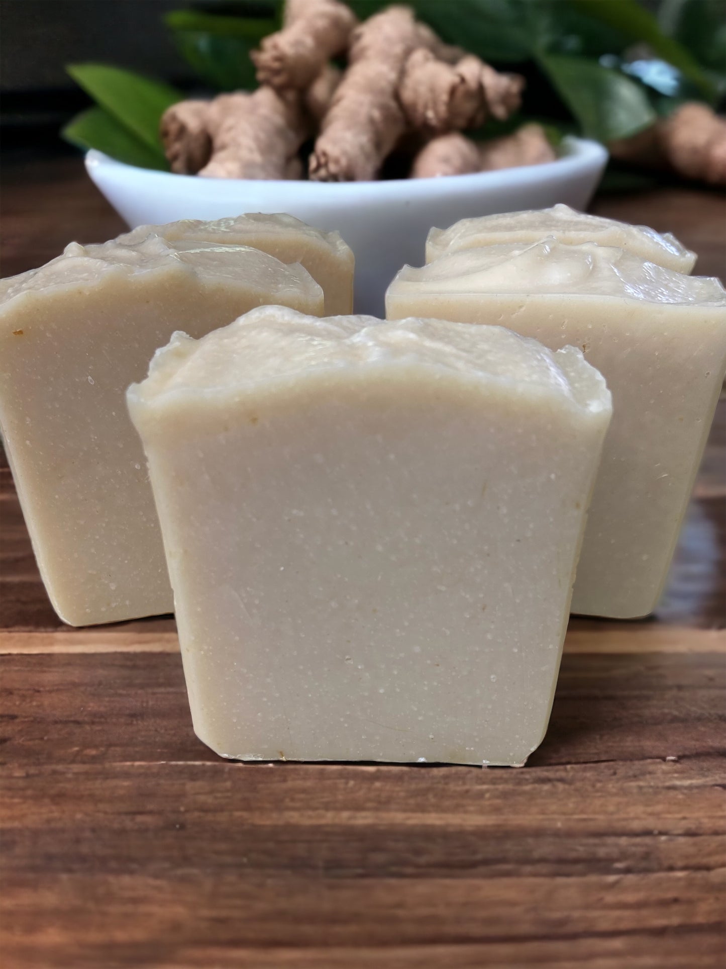 Ginger All Natural Soap Unscented & Uncolored