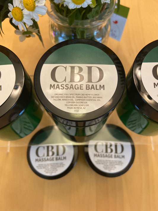 CBD Massage Balm Herb-Infused Skincare